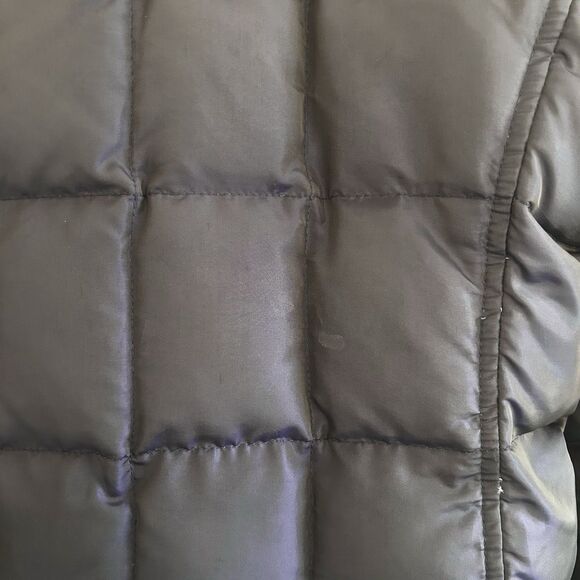 VTG 2000s Y2K Liz Claiborne Down Puffer Jacket Size L Brown Purple Shimmer - Picture 16 of 16